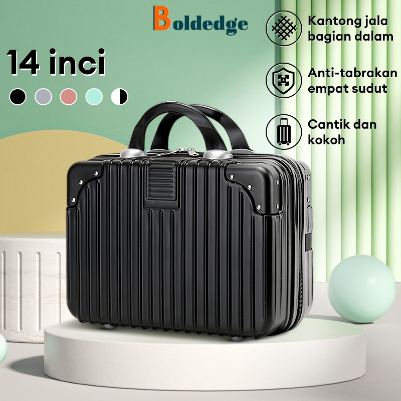 dge koper 14 inch koper kecil traveling Koper Makeup koper kecil Mini Travel Ringan beauty case