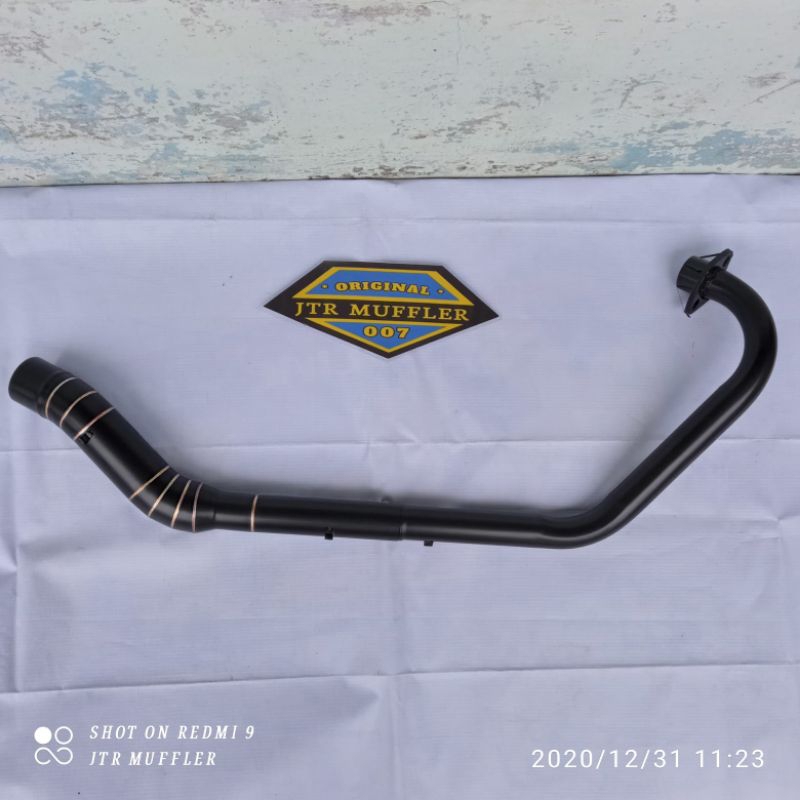 Leher Leheran knalpot black doff Vixion Satria fu mx king R15 v2 v3 jupiter mx Xsr 155 cb150r cbr 15