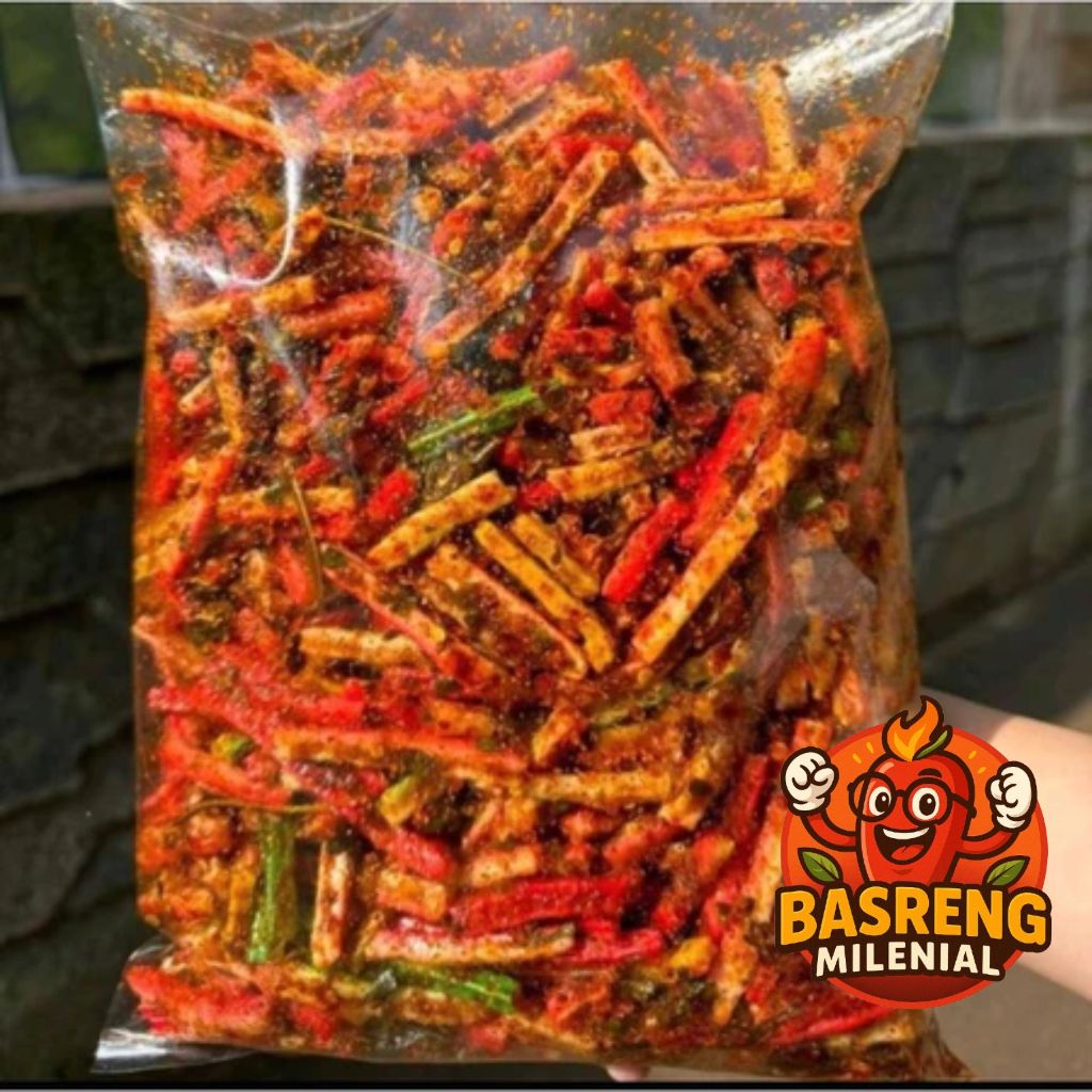 

ANEKA CEMILAN PEDAS DAUN JERUK KILOAN BUMBU REMPAH ASLI PILIHAN BASRENG KERUPUK JAAT BETON KERIPIK KACA
