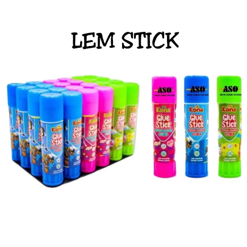 

AKM Lem Stik Perekat Kertas Padat Glue Stick Lem Stik Batang Putar Sekolah Kantor Motif Korea Lucu Gsf 10g