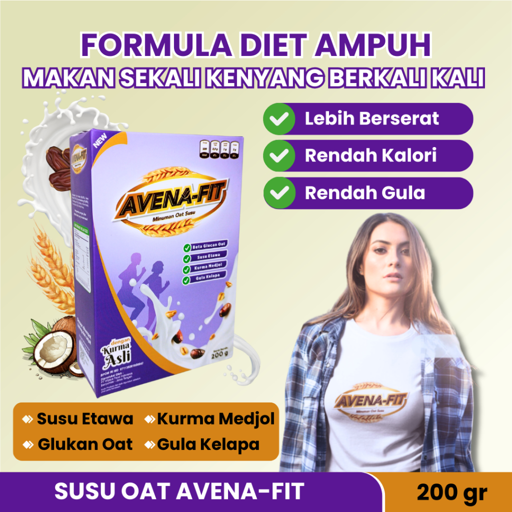 

Avena Fit - Susu Sereal Penurun Kolesterol, Tinggi Serat & Menjaga Kesehatan Jantung Secara Alami