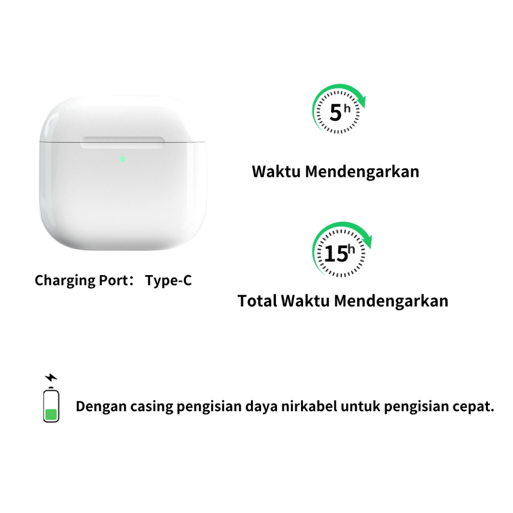 Best Sale Tws Pods Gen 4 Super Bass Earphone Bluetooth 9D Hifi Stereo Sound Earphone Wireless