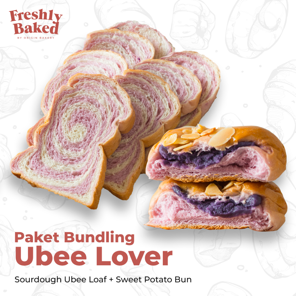 

Special Bundling Ubee Lover: Sourdough Ubee Loaf + Sweet Potato Bun