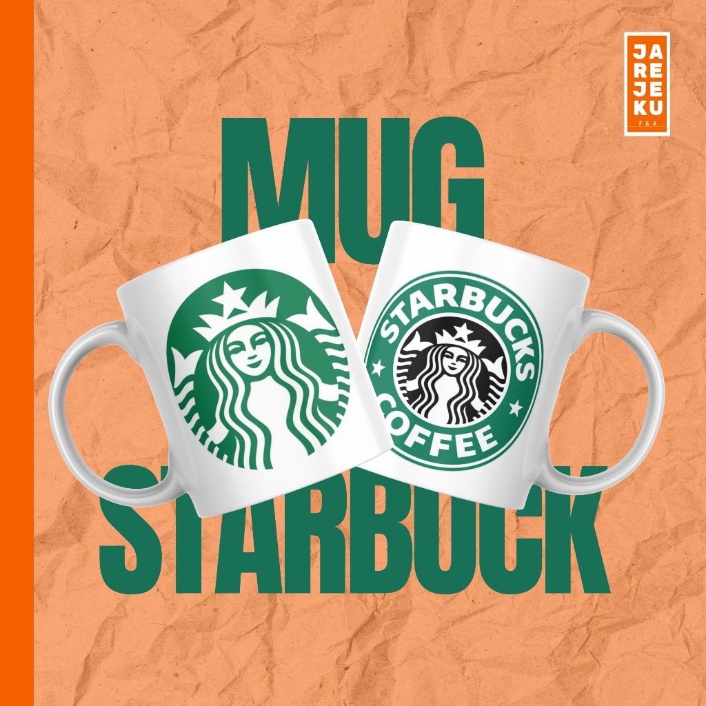 Mug Starbucks / Starbuck Mug / Mug Kaca Starbuck / Gelas Aesthetic / Mug Karakter