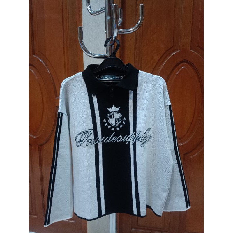 [100% ORIGINAL] Knitwear Cluthvision stuff White Unisex