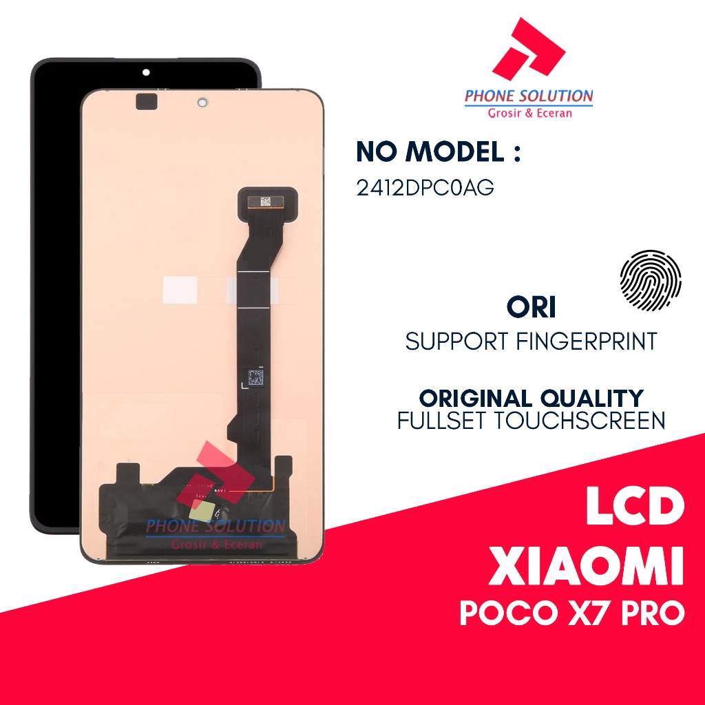 LCD Poco X7 Pro - Finger Print Fullset Touchscreen