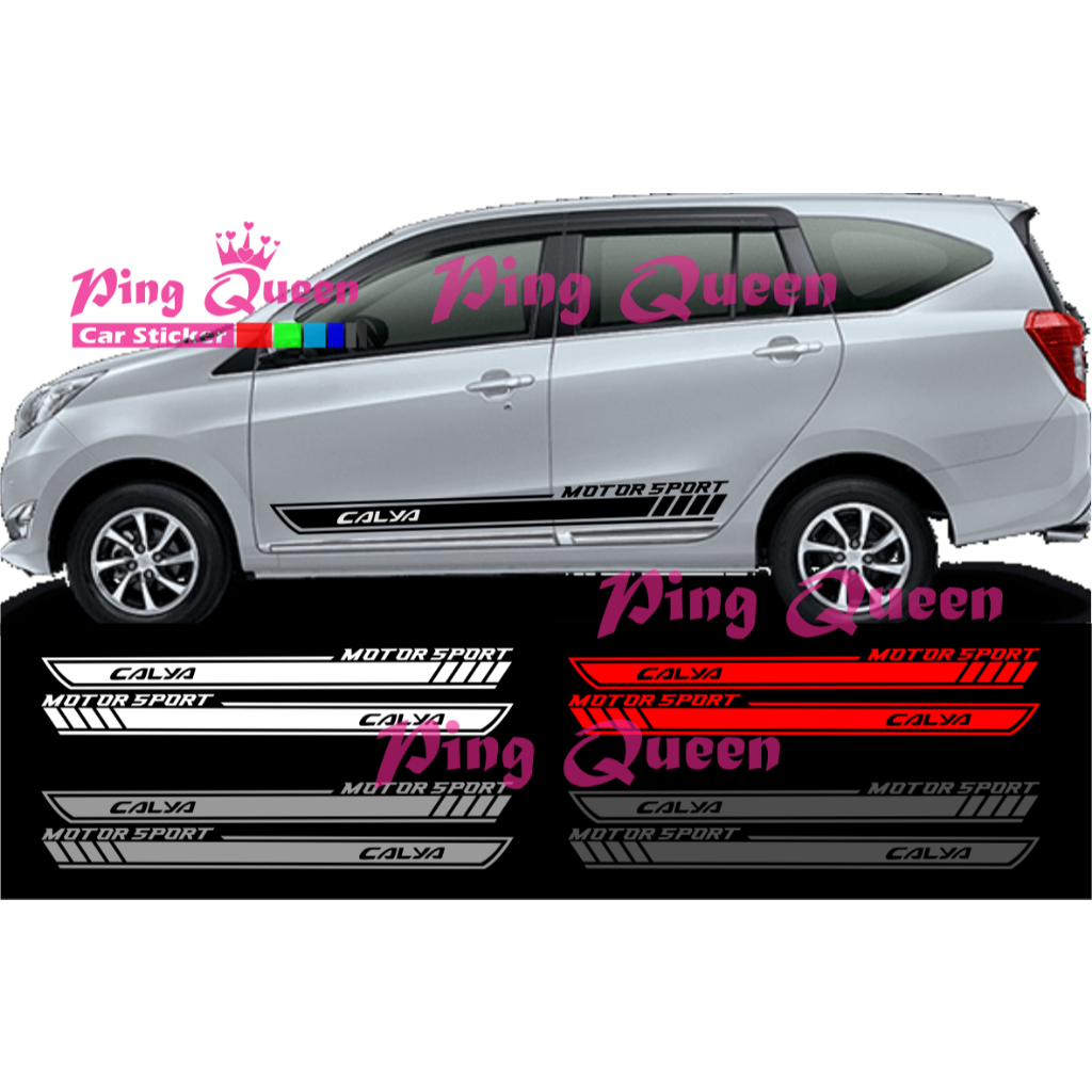 Sticker stiker mobil calya cutting sticker mobil toyota calya sticker mobil terbaru