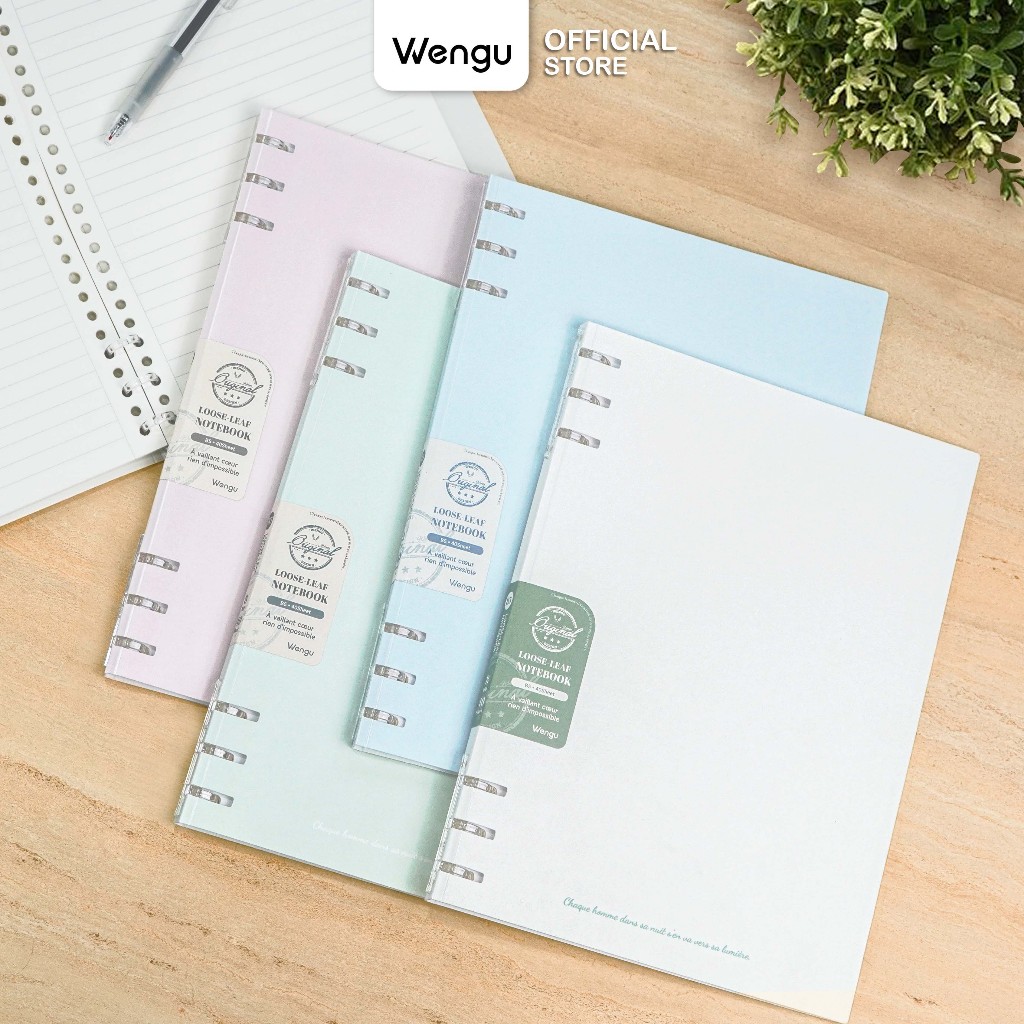 

[BARU] Wengu Buku Catatan Notebook Bisa Isi Ulang A5 B5 (40 Lembar) - SK