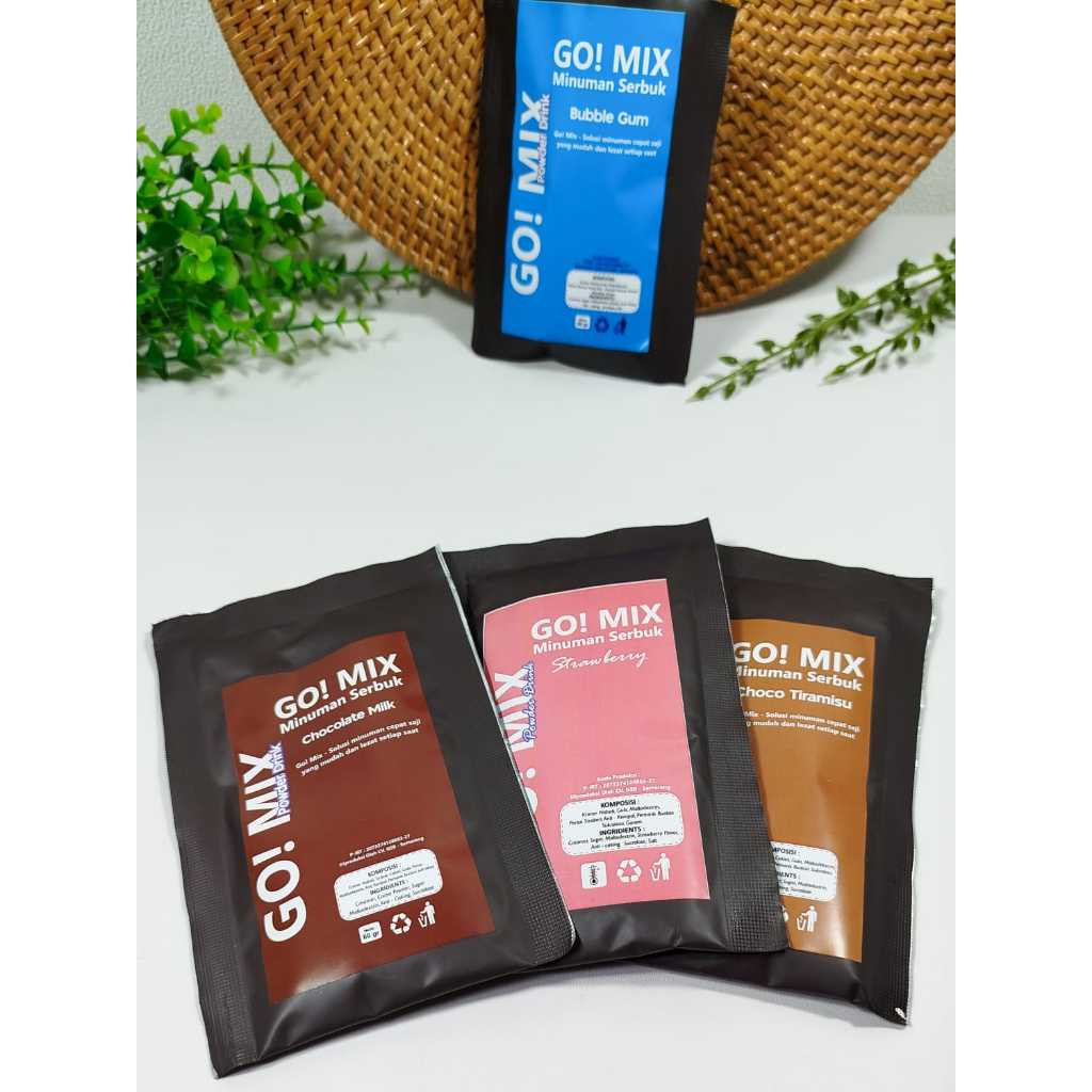

Minuman Bubuk Tanpa Gula 60 Gr dan 250 Gr Gomix Plain