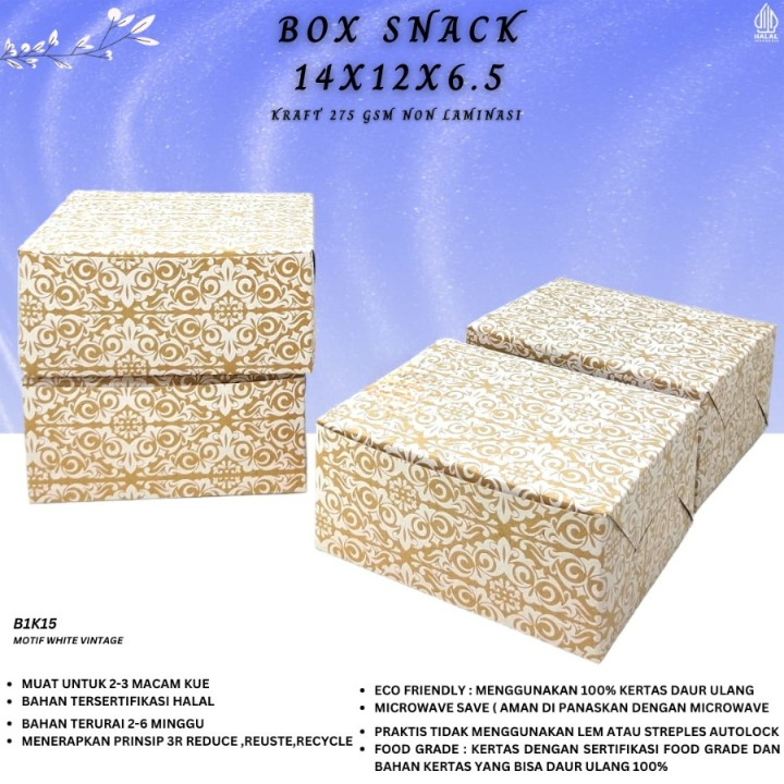 Dus Cetering Kotak Isi 1 Pcs Box Snack 12x14 Snack Box 12x14 Dus Kue Cake Box Bermotif Kotak