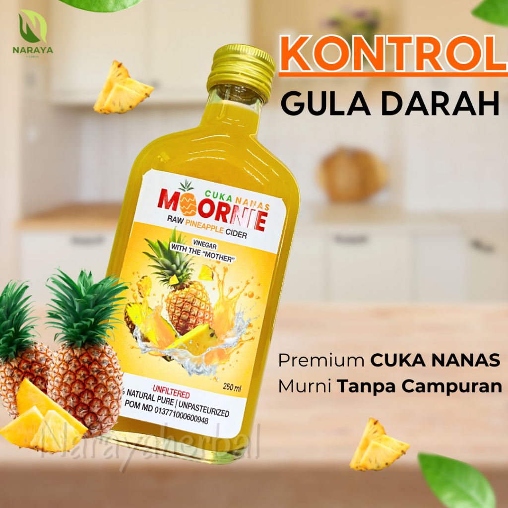 

BISA COD Cuka Nanas 250ml Original With Mother Turunkan Gula Darah Diabetes