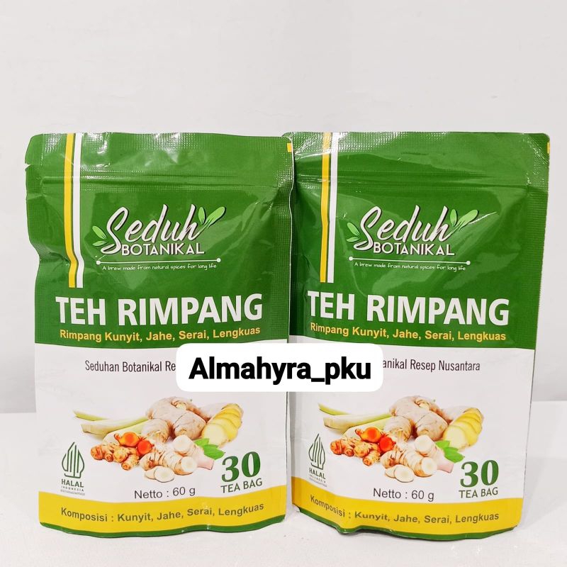

Seduh BOTANIKAL Teh Rimpang JSR Isi 30 Tea Bag
