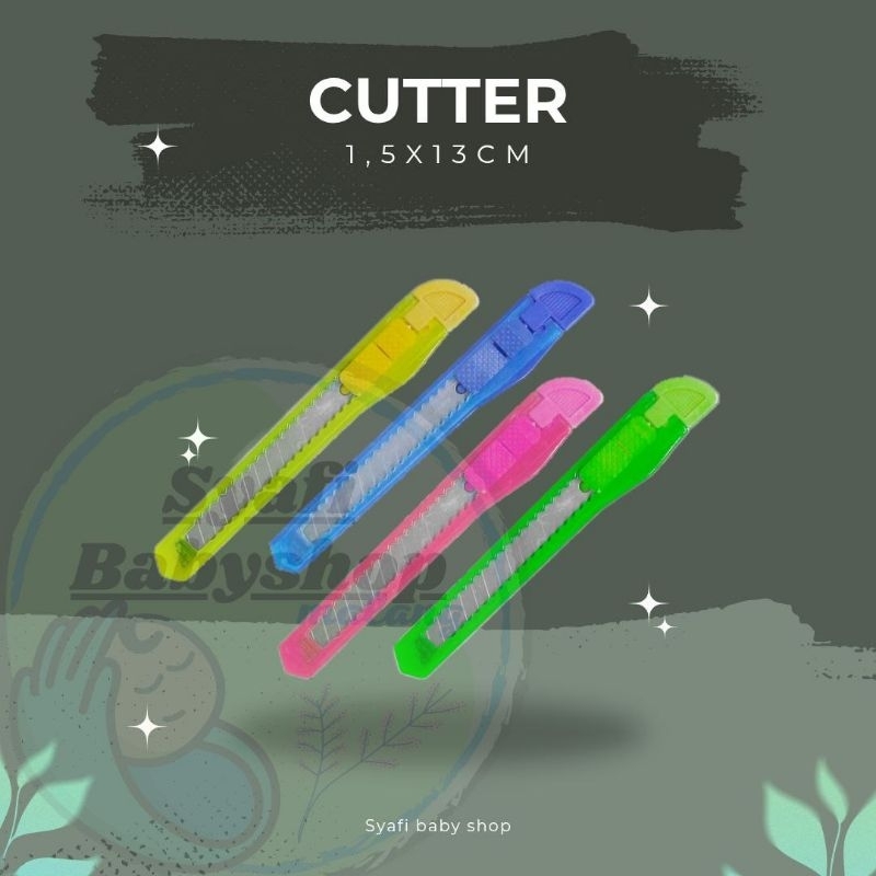 

(021) CUTTER, PISAU PEMOTONG UKURAN 1,5x13CM