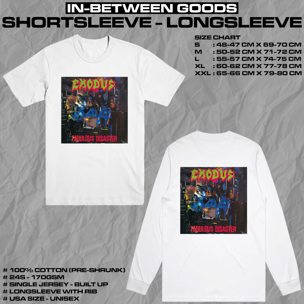 EXODUS - FABULOUS DISASTER | T-SHIRT | LONGSLEEVE | BAND MERCH