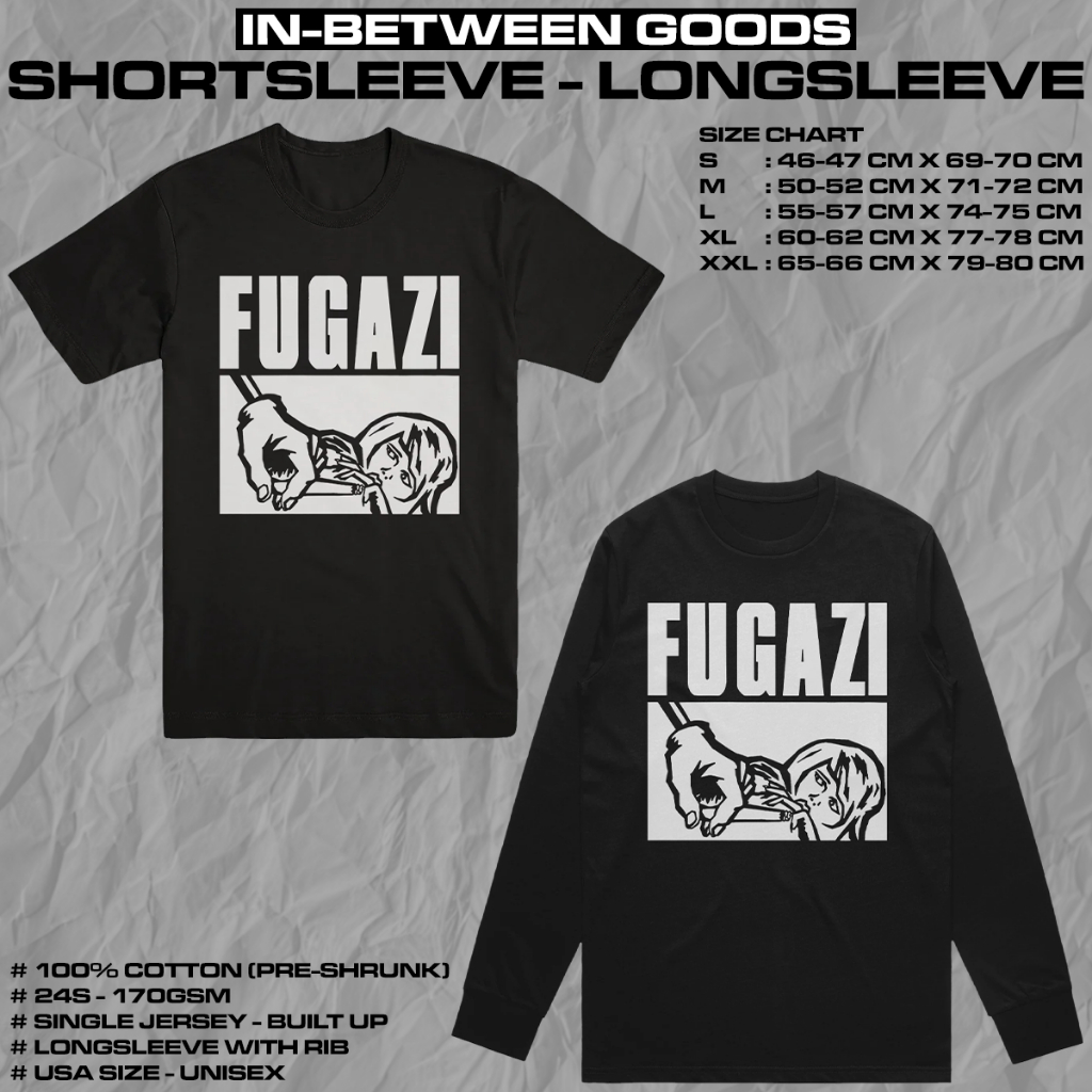 FUGAZI - CIGARETTES | T-SHIRT | LONGSLEEVE | BAND MERCH