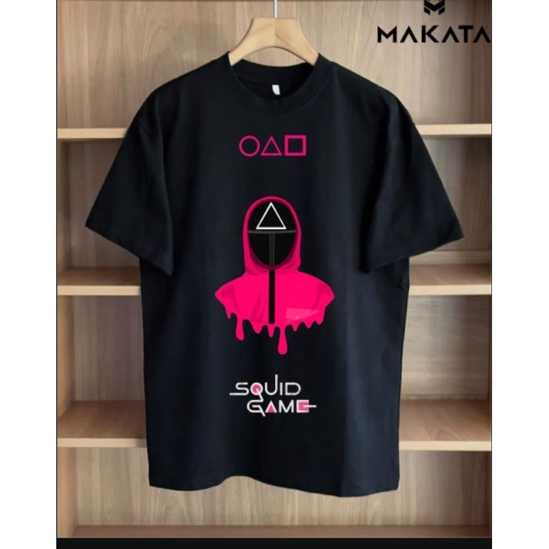 Baju Kaos squid game Anak Anak Cewek Cowok  1 Cotton umur 2 - 12 tahun
