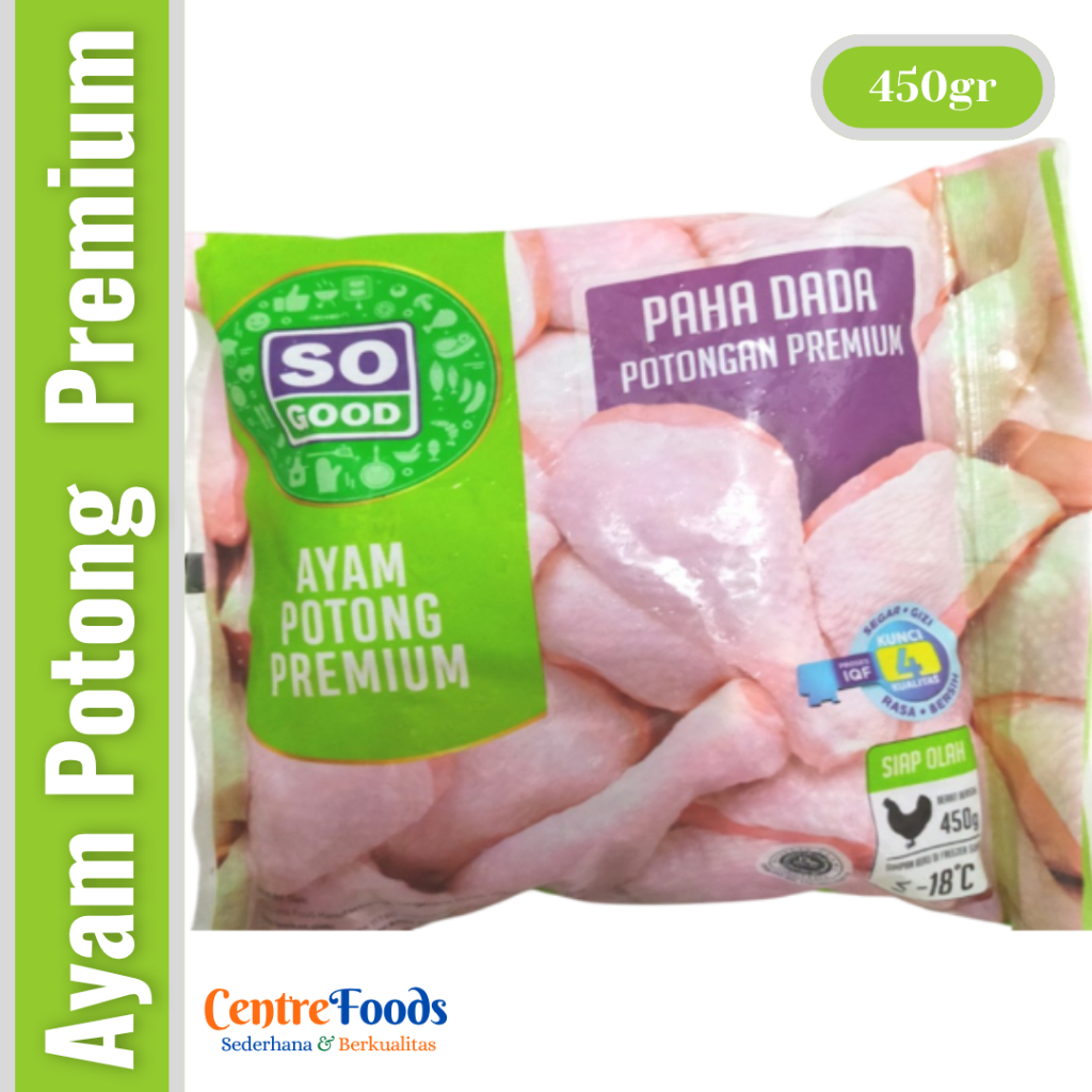 

Paha Dada Potongan Premium - Ayam Potong Premium SO GOOD | 450gr [ Harga Per BKS ]