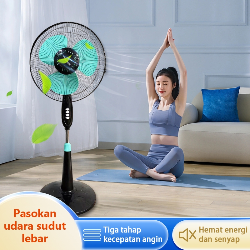 LAsen kipas angin berdiri Hemat energi standfan 3 speed Kipas Osilasi Rumah