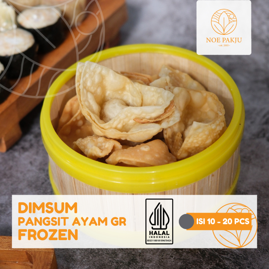 

Dimsum Pangsit Ayam Goreng Frozen Ala Noe Pakju