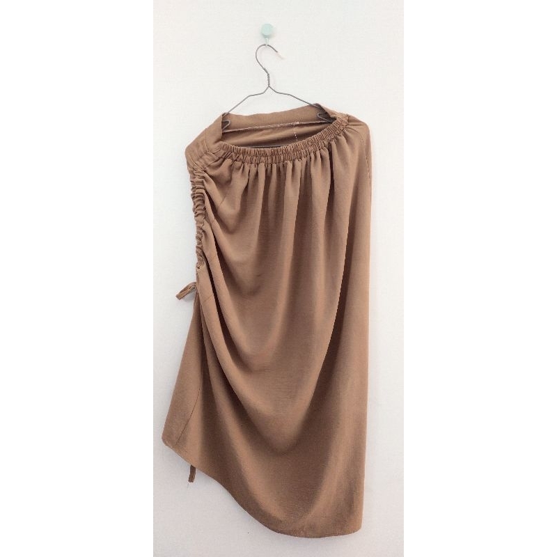 Preloved Rok Serut Bahan Crinkle