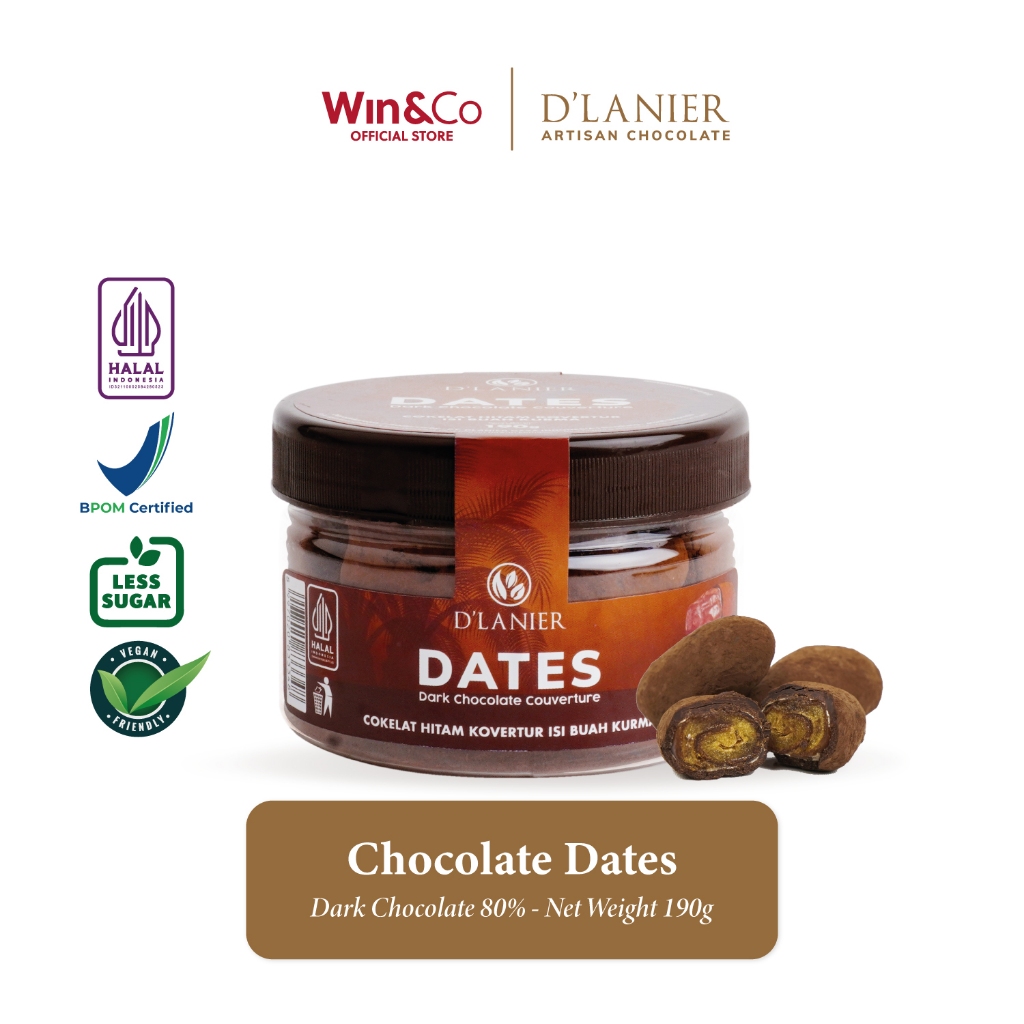 

D'Lanier Chocolate Dates (Cokelat Kurma) - 190 gr