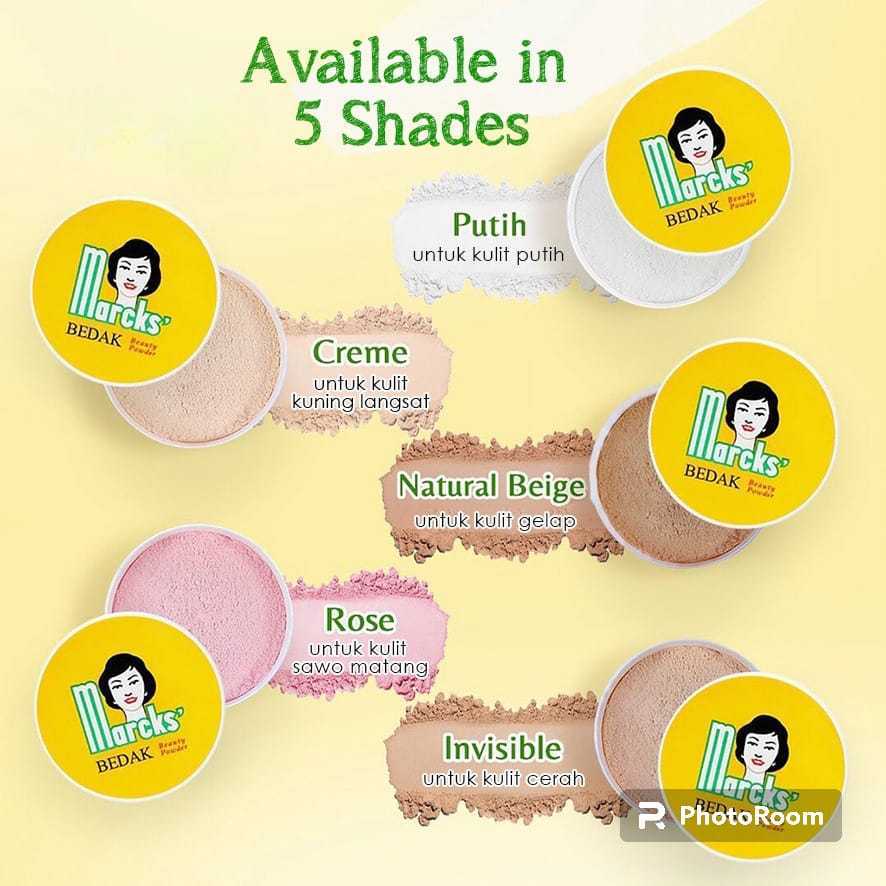 BEDAK MARCKS ORIGINAL - BEDAK TABUR MARCKS 40GR / Bedak Marcks Tabur