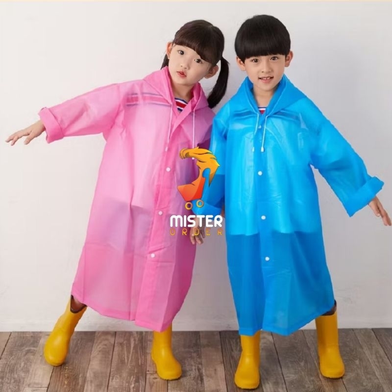 JAS HUJAN ANAK EVA KIDS RAINCOAT - JAS HUJAN PLASTIK ANAK EVA