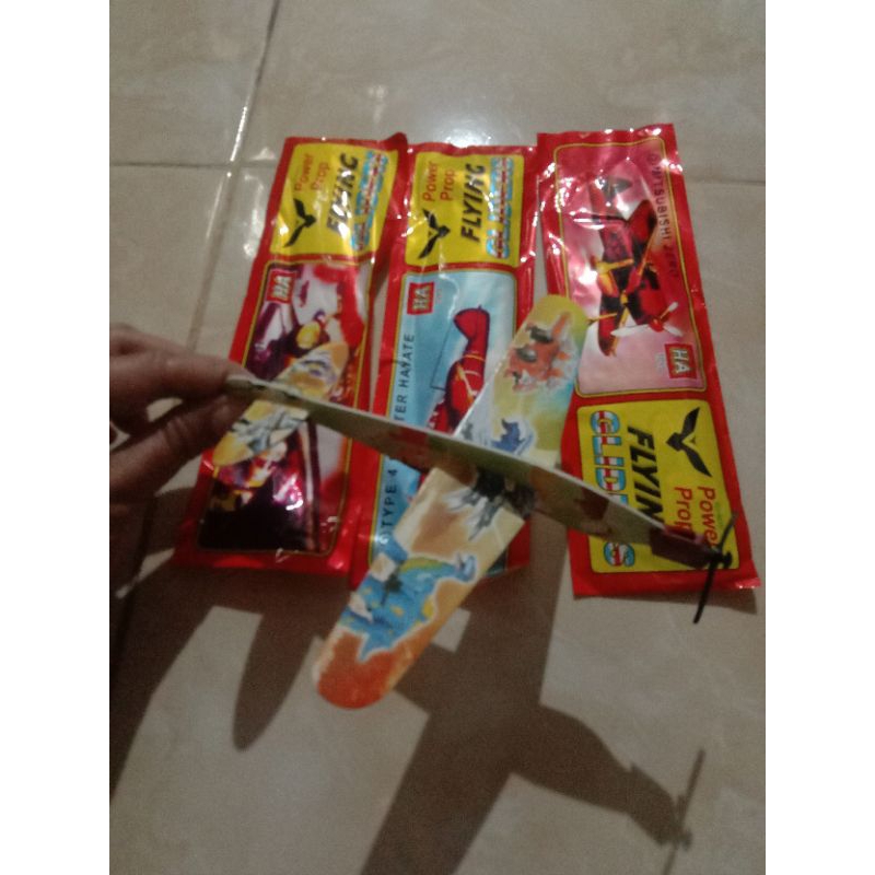 Pesawat busa mainan jadul/Mainan pesawat busa lempar/Pesawat gabus