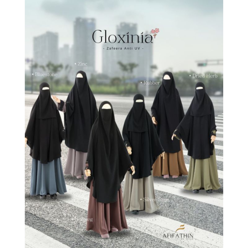 Gamis set Syar'i/Gamis Afifathin/Gamis set hijab/Gamis/Gloxinia by Afifathin