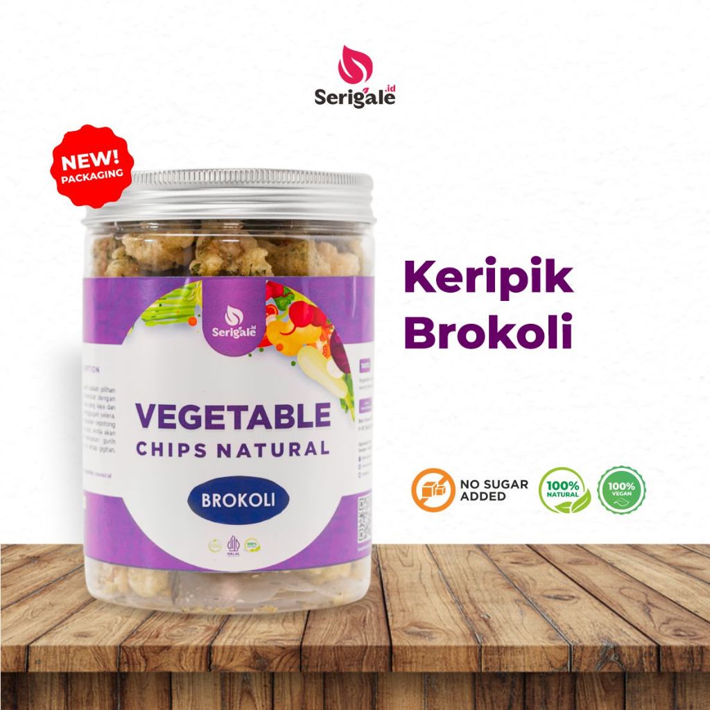 

SERIGALE.ID KERIPIK BROKOLI PREMIUM KEMASAN BARU 650 ML