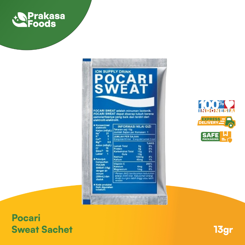 

Pocari Sweat Sachet 13gr Box (5 Sachet)