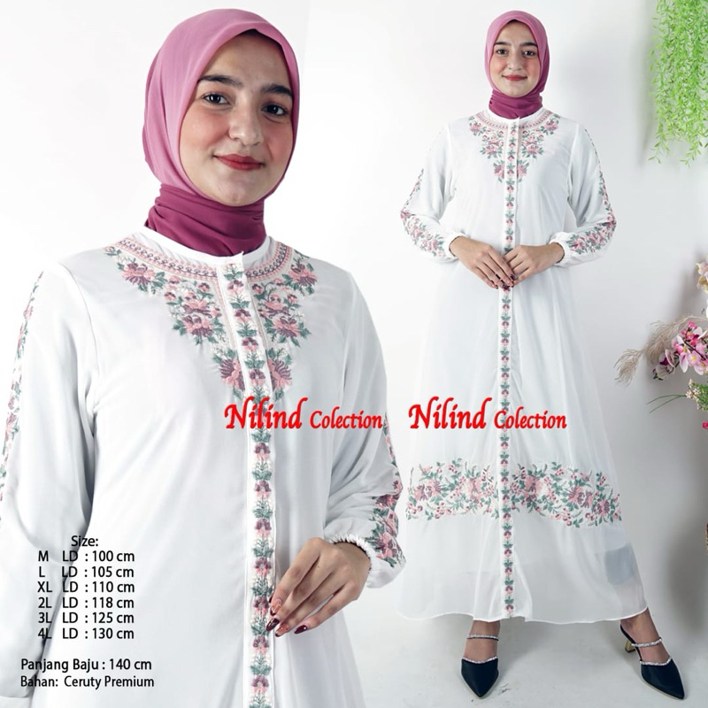 Gamis Ceruty Babydoll Premium | Gamis Ceruty Babydoll Bordir