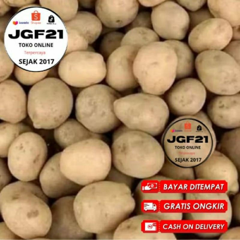 

Terlaris No.1 500Gr- Kentang dieng Medium Sedang Mini Fresh Konvensional Sayuran