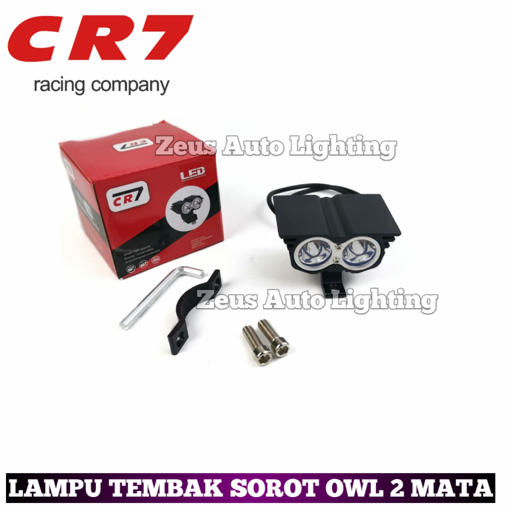 LAMPU CWL 2 MATA CR7 LAMPU TEMBAK SOROT 2 MATA OWL 30 WATT  LAMPU SOROT 2 MATA LAMPU UNIVERSAL
