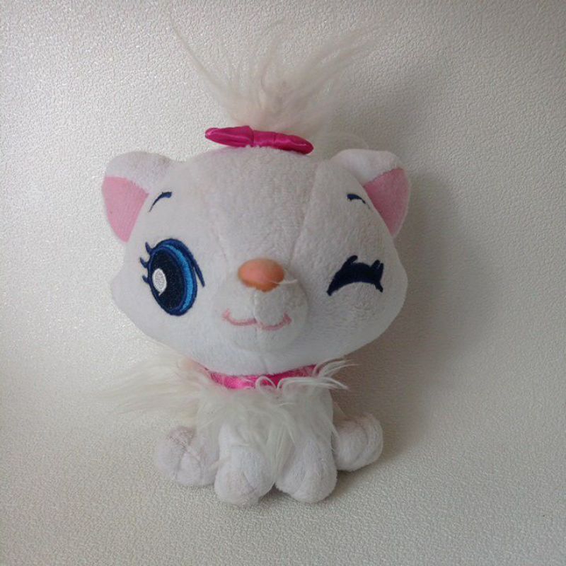 Boneka Marie cat Disney original/marie cat kedip/boneka kucing kecil 15cm