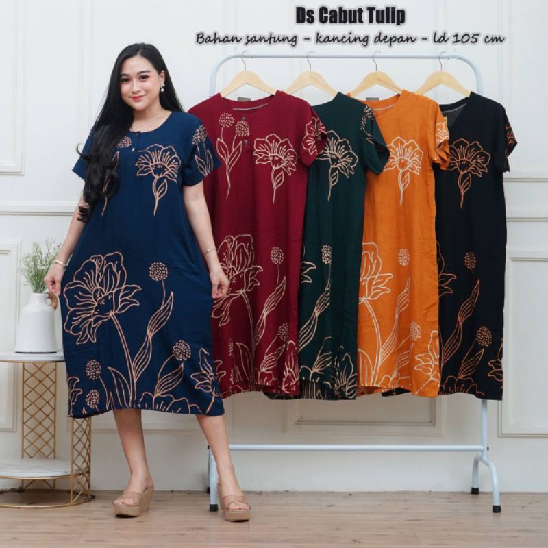 100rb dapat 3pcs daster standar busui adem daster ibu muda kekinian