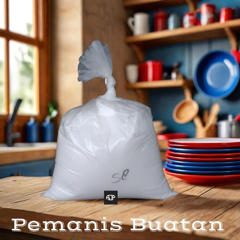 

S8 Sakarin / Pemanis Buatan / Pengikat Gula | Repack 250 gr 500 gr