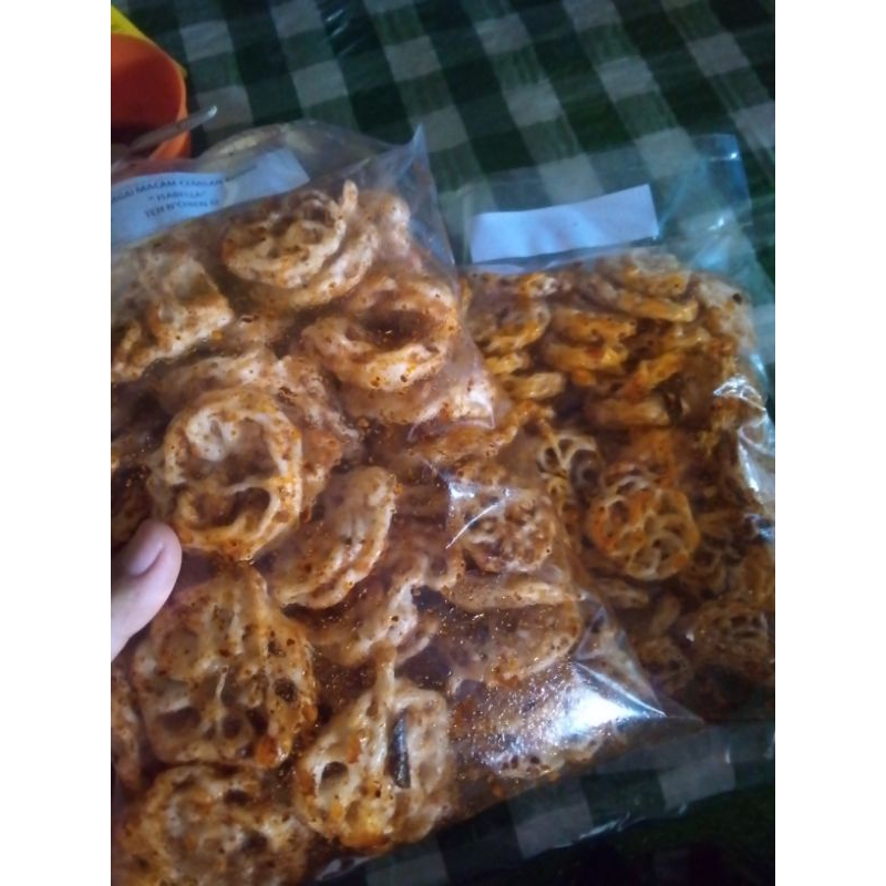 

kerupuk seblak kering rafael bantat