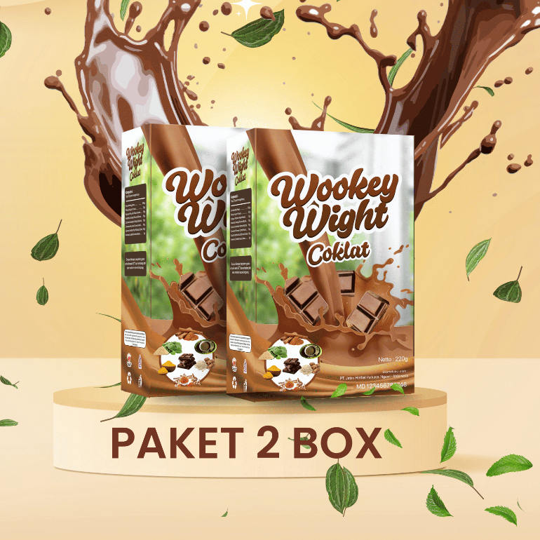 

PROMO MURAH!!! 2 BOX Wookey Weight Susu Penggemuk Badan Rasa Coklat Chocolate 2 Paket