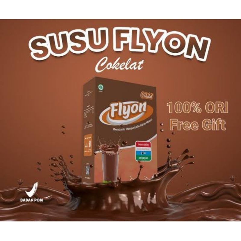 

Flyon Coklat 220 gram - Susu Etawa Penambah Berat Badan Secara Alami