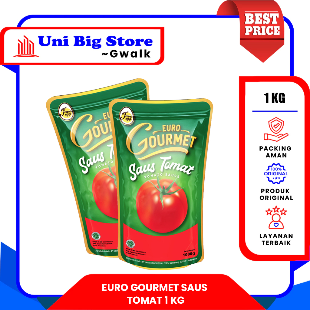 

EURO GOURMET SAUS TOMAT - 1000 gr 1 kg