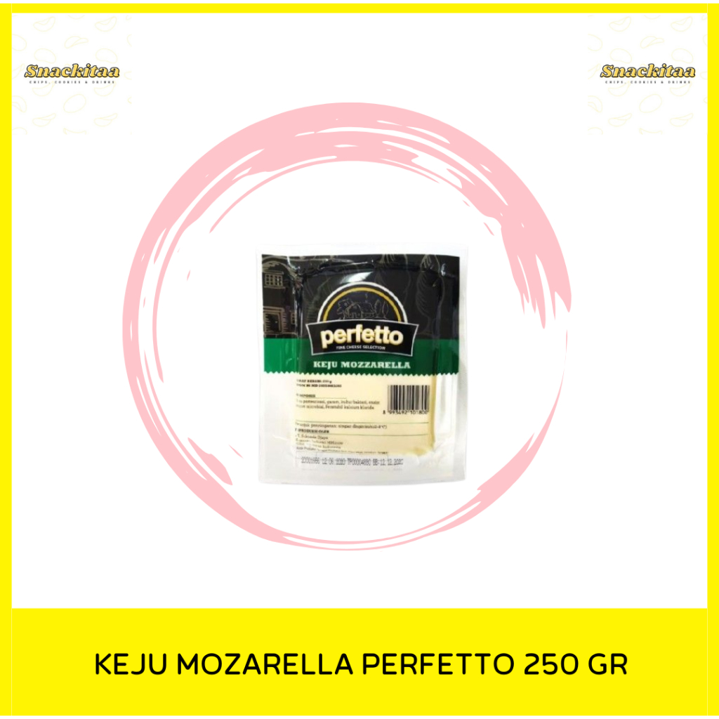 

KEJU MOZARELLA PERFETTO 250 GR KEMASAN PABRIK
