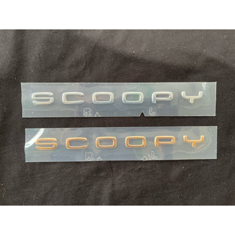 Emblem 3D Honda Scoopy 2020 - 2023 Original ( Gold & silver)