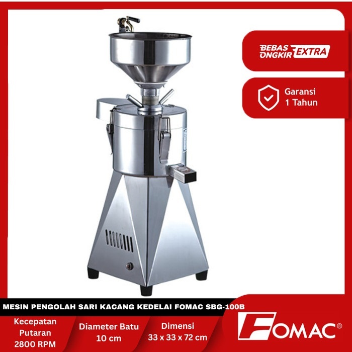 FOMAC SBG-100B Mesin Giling Kacang Kedelai Susu Kacang Soyabean SBG-100B