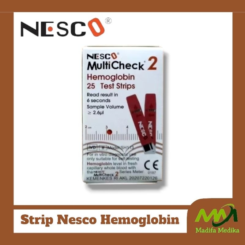 Strip Nesco Hemoglobin Strip Isi Ulang HB  Nesco
