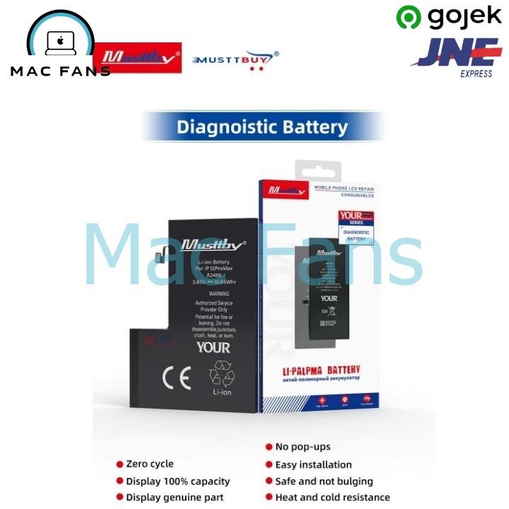 Battery Baterai Original Iphone 12 Mini 12 Pro 12 Pro Max Non Popup