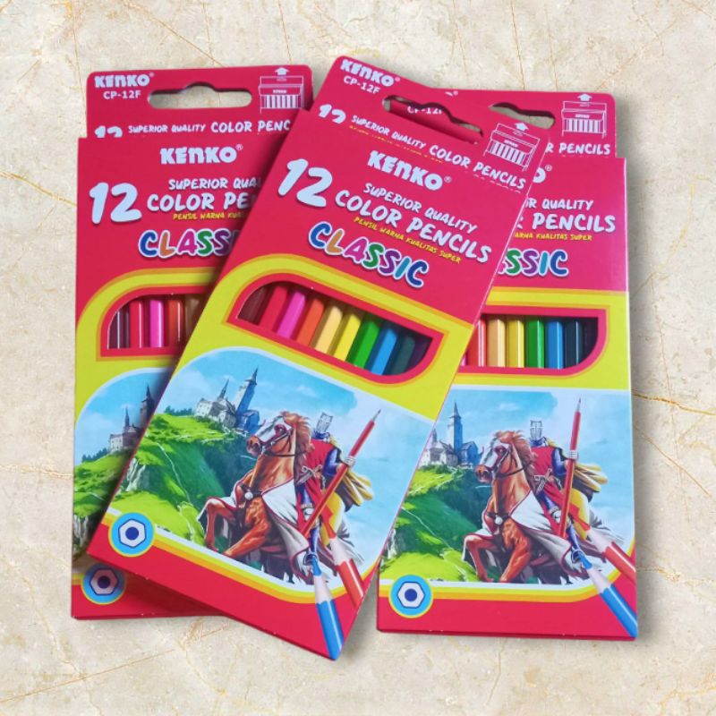 

Pensil 12 warna kenko