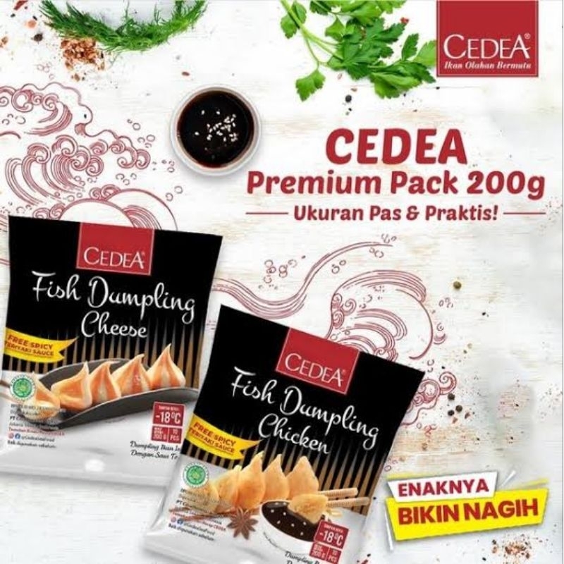 

Cedea Dumpling [AYAM/KEJU] 200gr