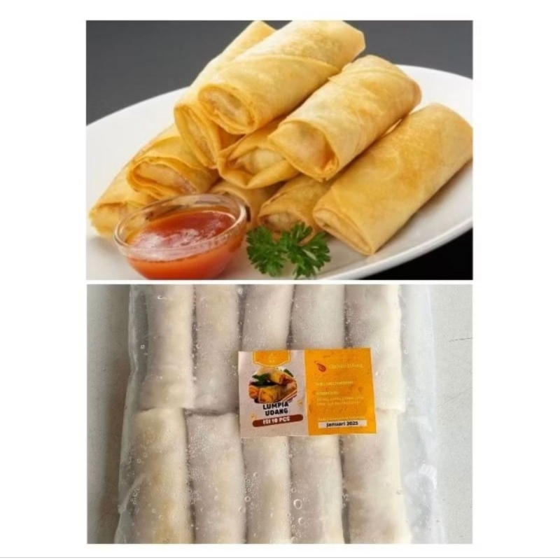 

Lumpia Udang isi 10