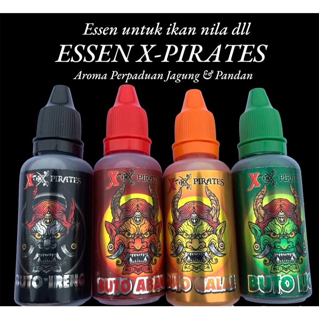 Essence Buto Asli X-Pirates Essence BUTO IJO BUTO ABANG BUTO GALAK BUTO IRENG Isi 30ML